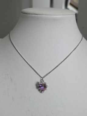 Paparazzi Be Still My Heart Purple Necklace NWT